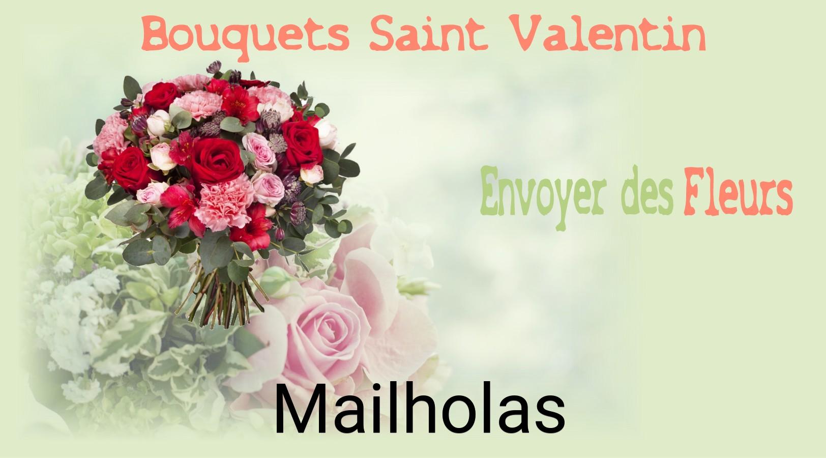 Roses de Saint-Valentin livrées à Mailholas